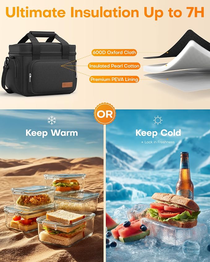HOTOR Lunch Box for Men and Women - Image 2