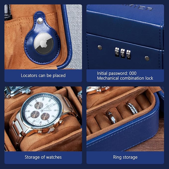 KAMIER Watch Case with Combination Lock - Image 2