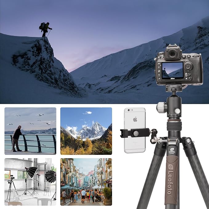 Portable Travel Tripod, Carbon Fiber Camera Tripod - Image 5