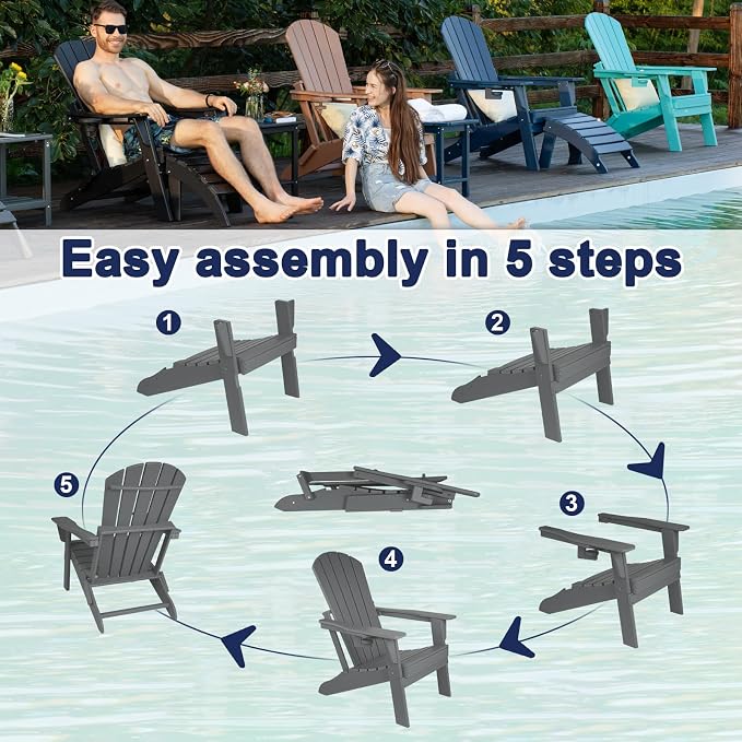 Folding Adirondack Chair - Image 5