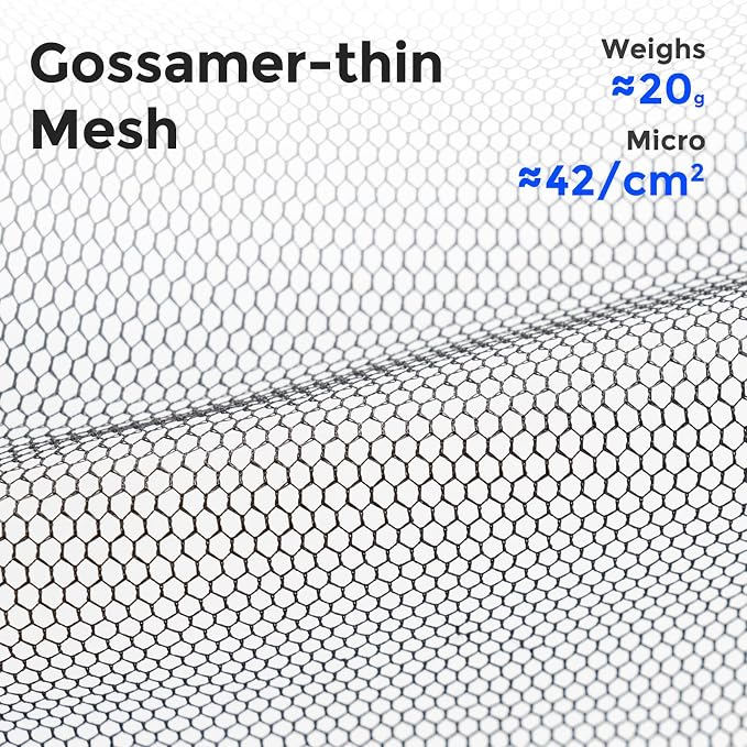 Mosquito Head Net for Insects, Bug Net for Head, Extra Fine Fly Screen Holes - Image 4