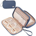 NISHEL Travel Cord Organizer Case, Double Layers Tech Electronic Bag, Essentials by NISHEL