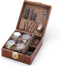 BISON DENIM Watch Box, 4 Watch Travel Case by BISONDENIM