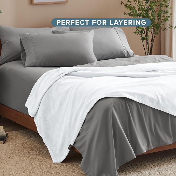 Bare Home Fleece Blanket - Image 7