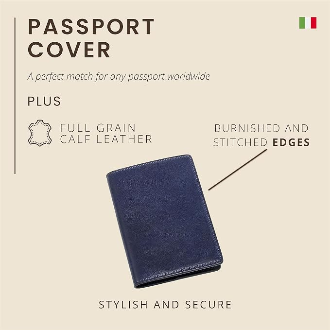 Maruse Italian Leather Passport Cover - Image 2