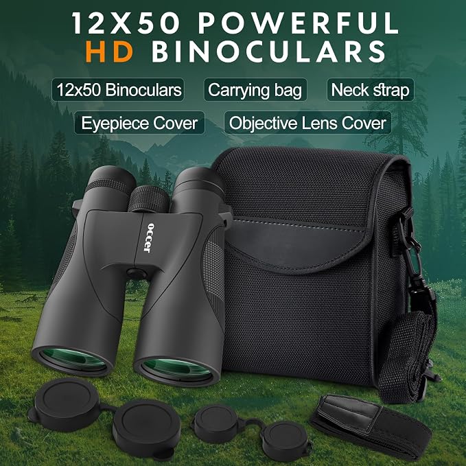 occer 12x50 Binoculars for Adults High Powered - Image 7