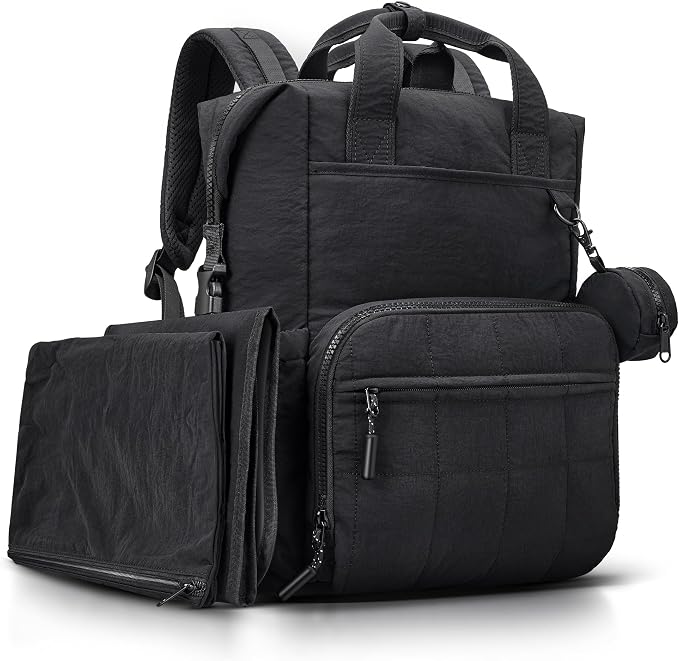 VONAL Diaper Bag Backpack, Lightweight Baby Diaper Bags, Travel Large Diaper Bag by VONAL