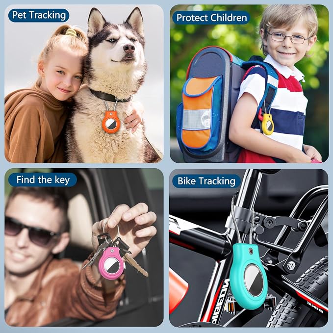 Waterproof Airtag Holder, 4 Pack Airtag Case - Image 6