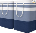 HomeHacks 2-Pack Large Laundry Basket, Waterproof, Freestanding Laundry Hamper by HomeHacks