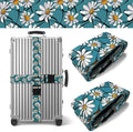 White Daisy Luggage Straps for Suitcases TSA Approved, Luggage Identifiers for by Unknown