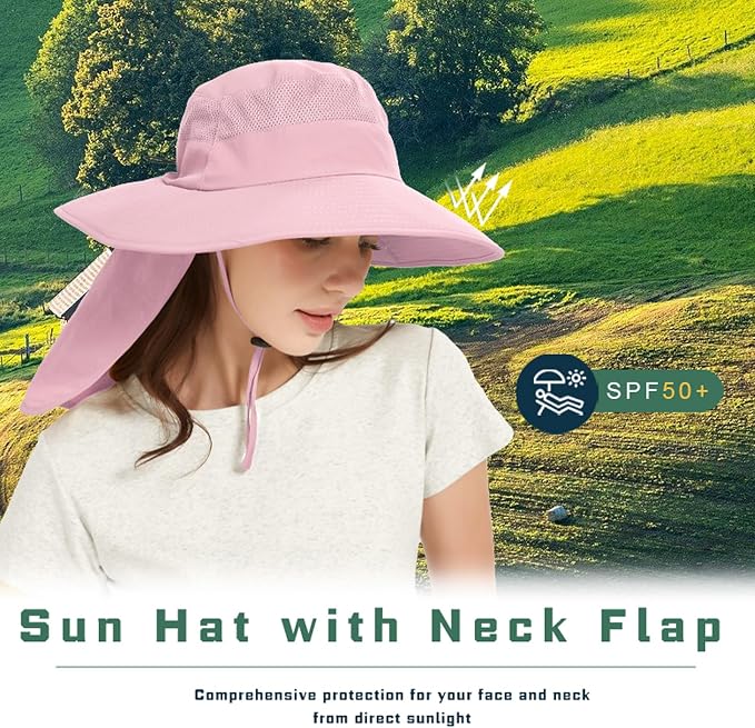 Fishing Hat Breathable Wide Brim Sun Hats - Image 3