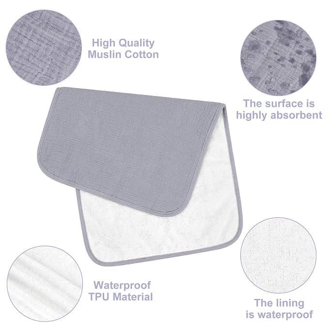 Accmor Portable Diaper Changing Pad, Waterproof Foldable Baby Changing Mat - Image 2