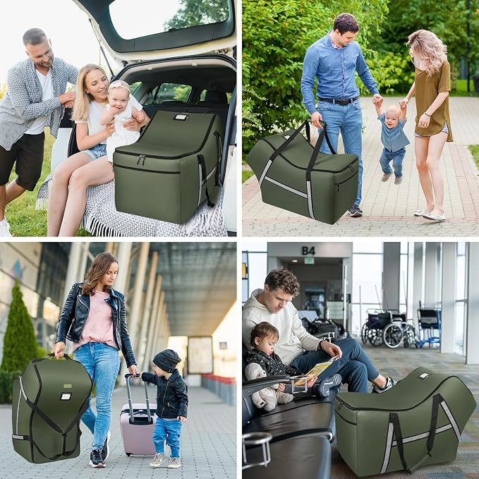 Infant Car Seat Travel Bag for Airplane Compatible - Image 7