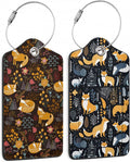 Foxes in The Forest 2 Pack Luggage Tag by DEMACYA