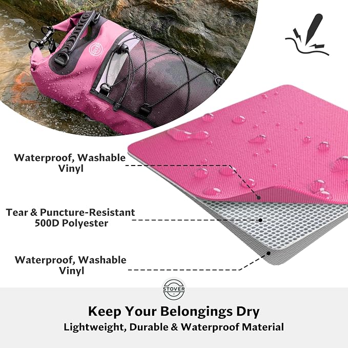 STOVER 5/10/25/30/40/55L Waterproof Backpack- Floating Dry Bag - Image 2