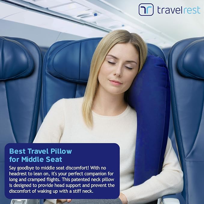 TRAVELREST Ultimate Inflatable Travel Neck & Body Pillow - Image 3
