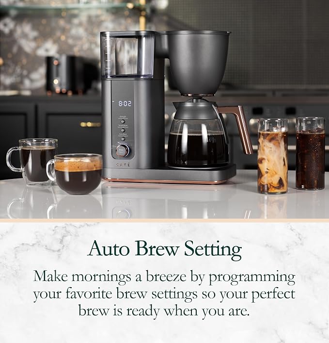 Café Specialty Drip Coffee Maker, 10-Cup Glass Carafe, WiFi Connected Smart - Image 7