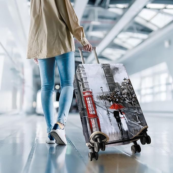 Travel Luggage Cover Suitcase Protector Fits 18-32 Inch Wheel Covers - Image 7
