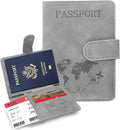 Passport Holders, RFID Blocking Credit Card Holder, PU Leather Vaccine Card by SOVIROSE