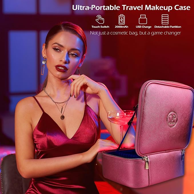 MOMIRA Travel Makeup Bag Cosmetic Bag Makeup Organizer Bag - Image 6