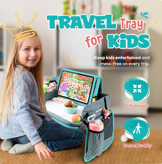 Kids Travel Tray with Dry Erase Board - Image 2