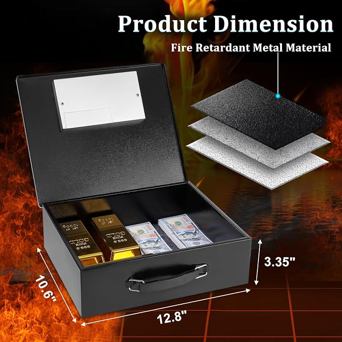 Dalmbox Portable Metal Safe Box - Image 7