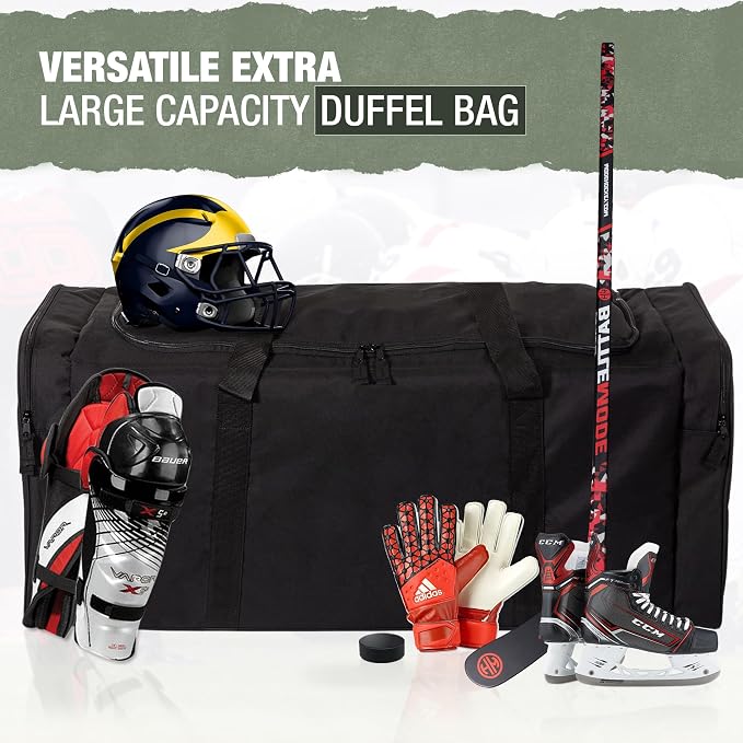 Jetstream Heavy Duty Multi Pocket Durable Sports Gym Equipment Travel Duffel Bag - Image 10