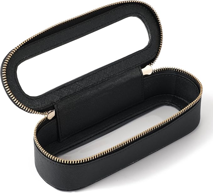 Aveniee Slim Clear Makeup Brush Bag, Small Cosmetic Brush Holder, Mini Toiletry by Aveniee