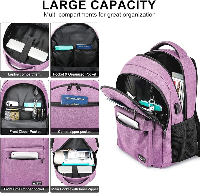 Backpack for Women, School Backpack for Teen Girls College Back pack - Image 2