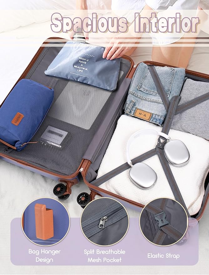 Luggage Sets 5 Piece, Suitcases - Image 6