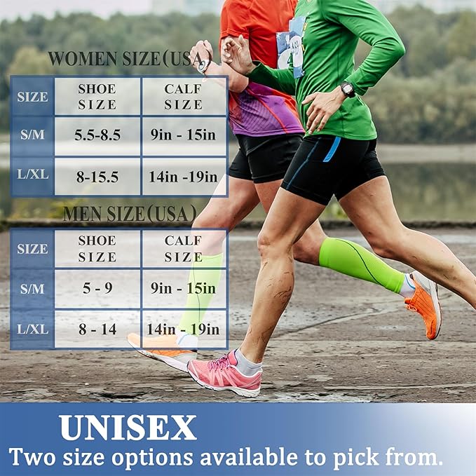 CHARMKING Compression Socks for Women & Men Circulation 15-20 mmHg is Best - Image 5