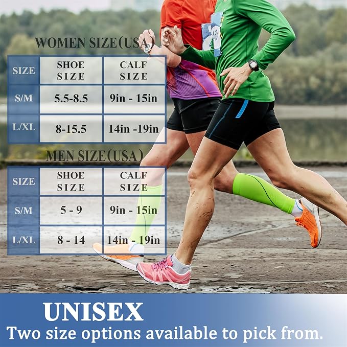 CHARMKING Compression Socks for Women & Men Circulation 15-20 mmHg is Best - Image 5