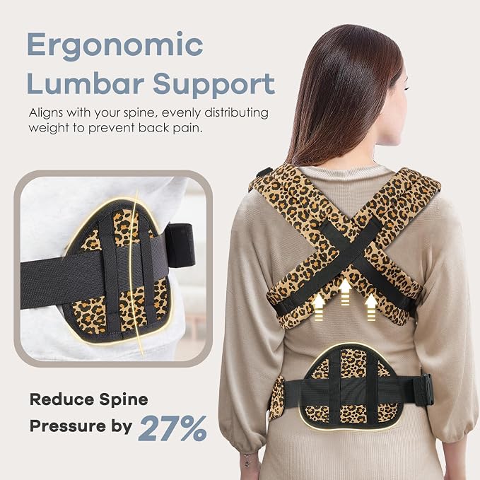 Baby Carrier with Lumbar Support, Cozy Baby Carrier Newborn to Toddler with - Image 2