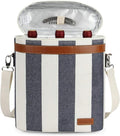 Zormy 3 Bottle Insulated Wine Tote Cooler Bag, Portable Carrier by ZORMY