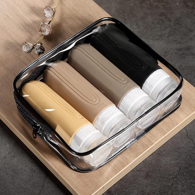 Travel Bottles for Toiletries, Tsa Approved 3oz Travel Size Containers BPA Free - Image 7
