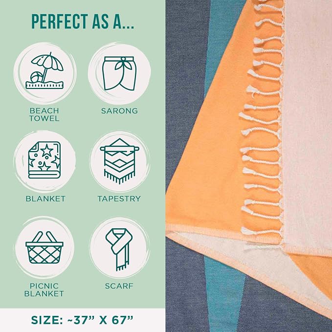 Sand Cloud Turkish Beach Towel - Image 3