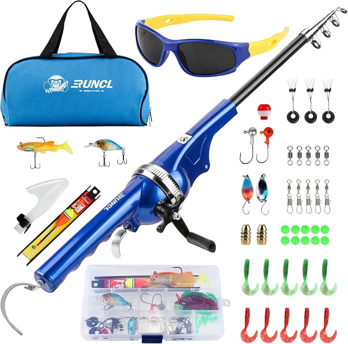 RUNCL Kids Fishing Pole by RUNCL