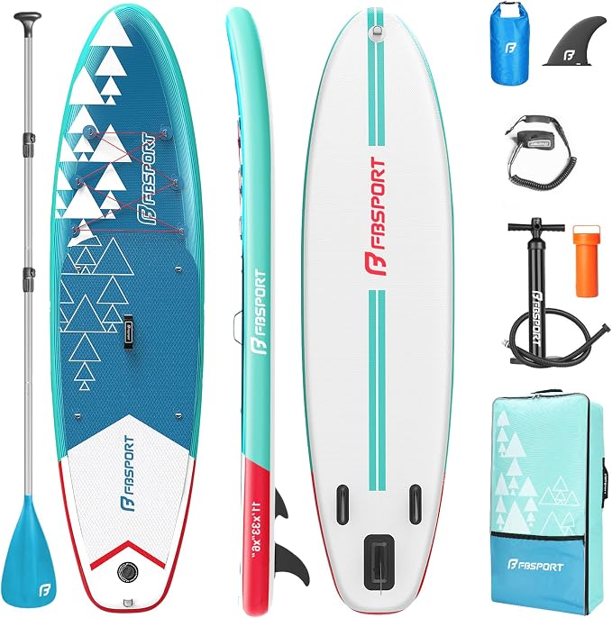 FBSPORT 11' Premium Stand Up Paddle Board, Yoga Board by FBSPORT