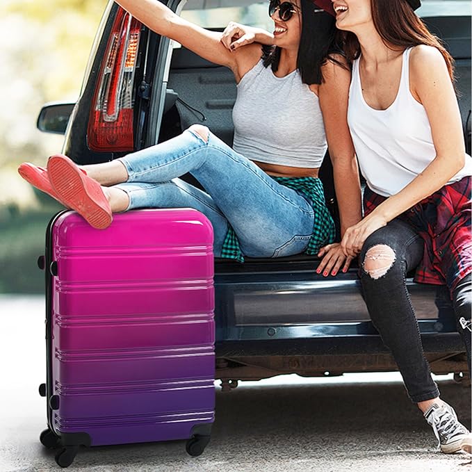 Merax Luggage Sets 3 Piece, Hardside Expandable Suitcase Set - Image 8