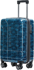 Spyder Matrix 20 Inch Carry On Expandable Hardside Upright Suitcase by Spyder