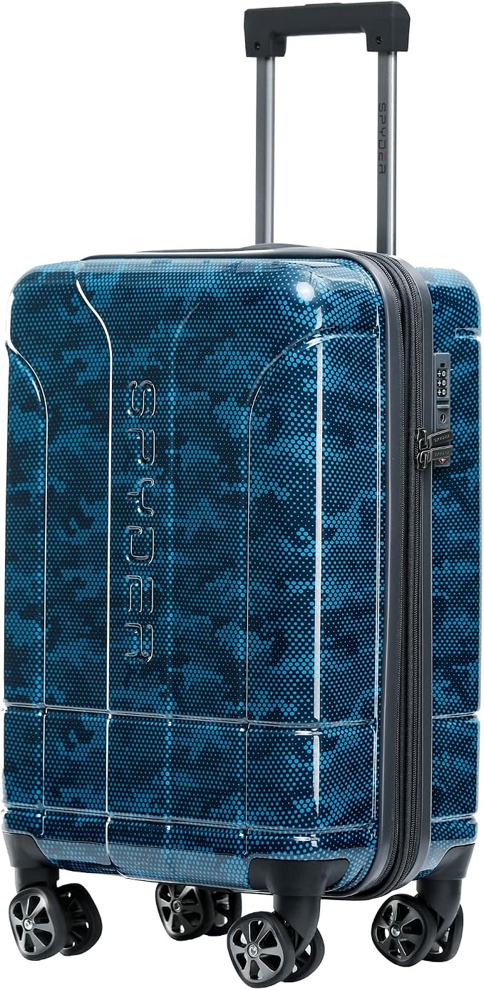 Spyder Matrix 20 Inch Carry On Expandable Hardside Upright Suitcase by Spyder