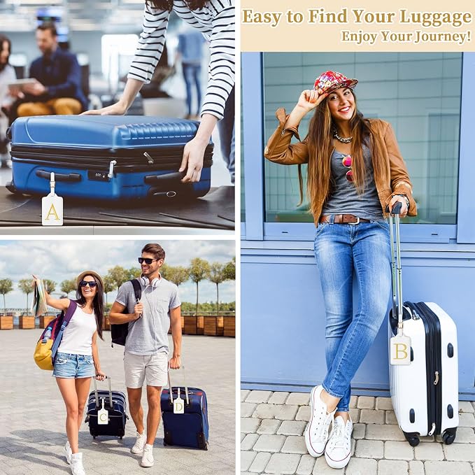 Personalized Initial Luggage Tags - Image 7