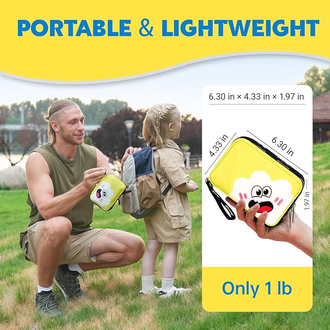 Stbernard Small First Aid Kit for Kids and Adults, 6.3x4.33x1.97in - Image 4