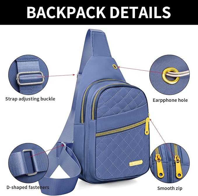 Small Sling Bag For Women Men Casual Crossbody Sling Backpack - Image 5