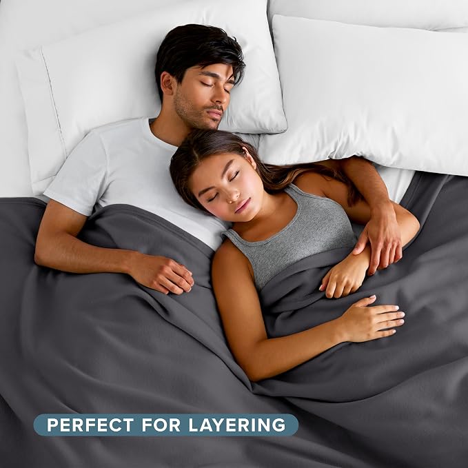 Bare Home Polar Fleece Blanket - Image 5