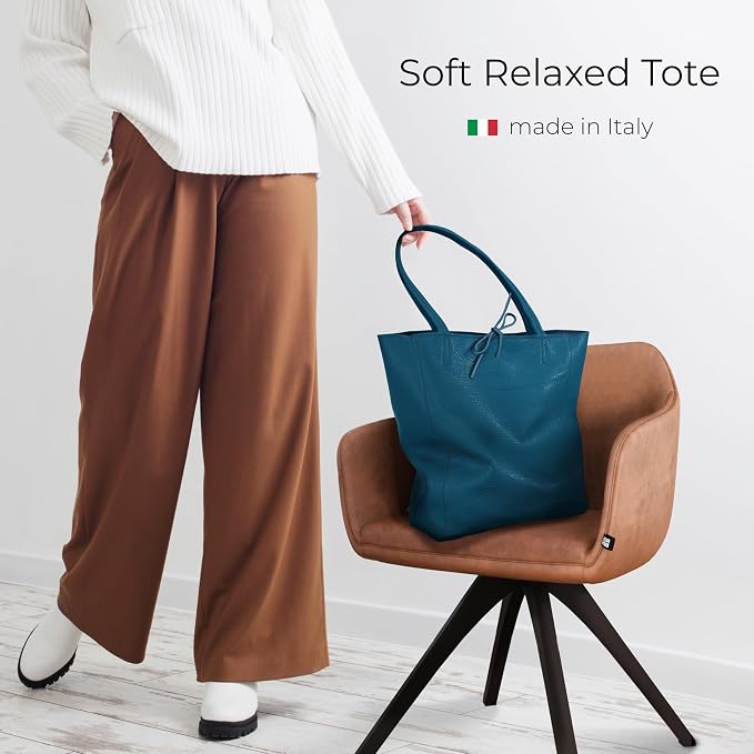 Italian Calf Leather Tote for Women - Image 4