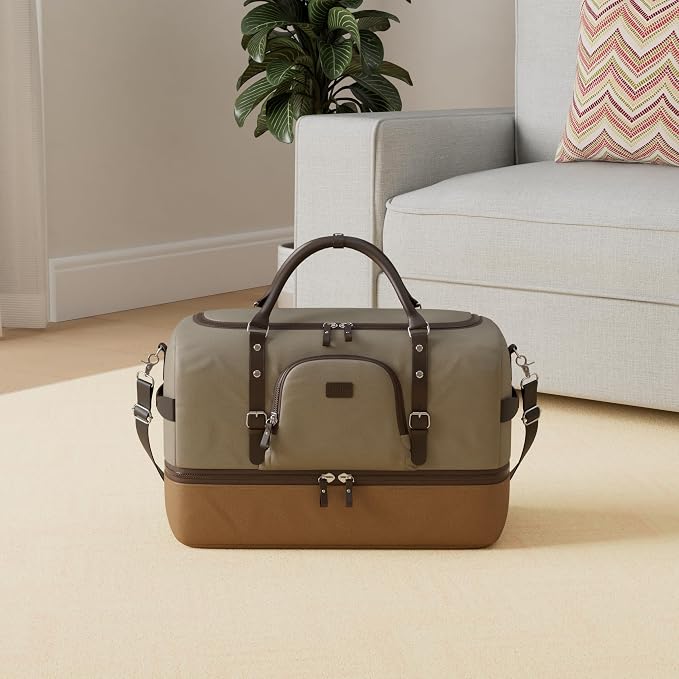 Nerlion Green Large Weekender Overnight Duffel Bag - Image 2