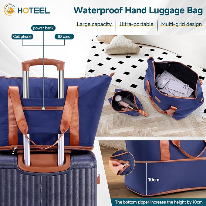 Hoteel 20Inch Luggage 3-piece Set, 360° Universal Suitcases - Image 4