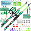 Kids Fishing Pole, Portable Telescopic Kids Fishing Poles by WIDDENKidsFishingPole