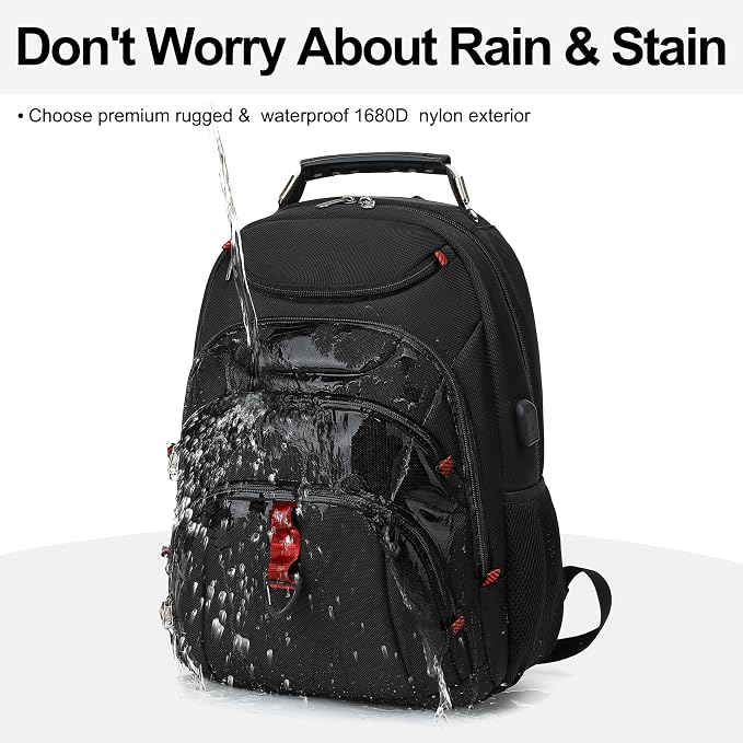 Boavan Laptop Backpack for men, 15.6 inch Laptop Bag - Image 6